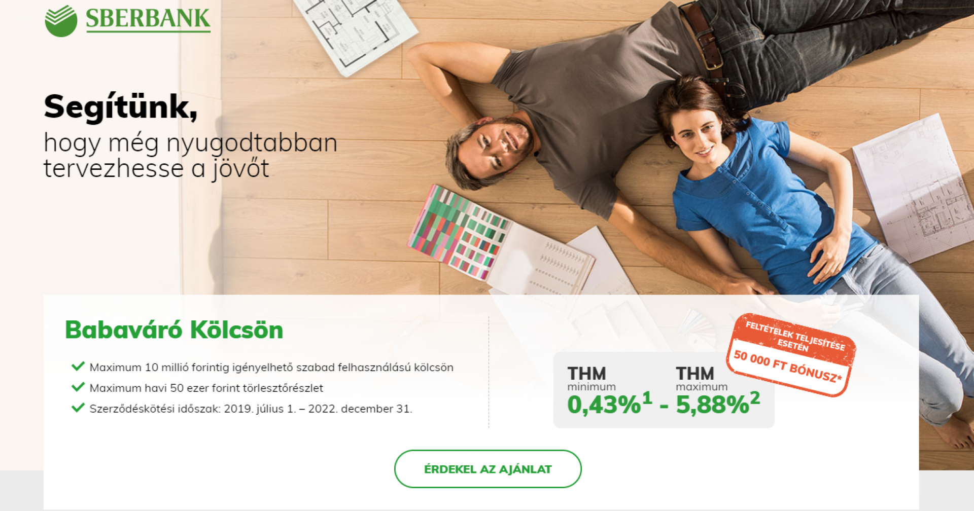 Sberbank Babaváró Kölcsön kalkulátor